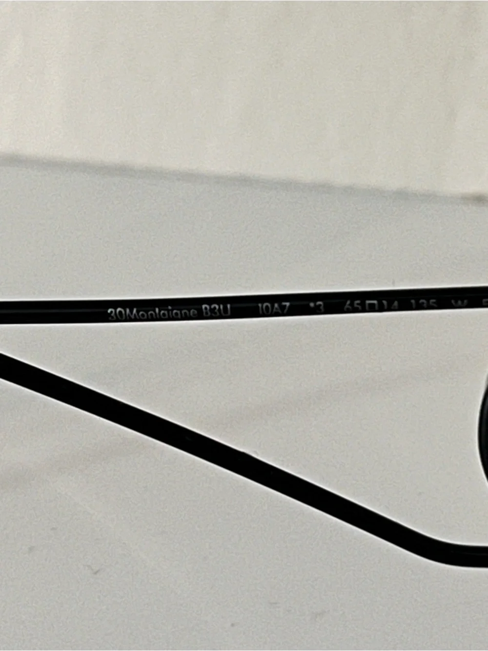Dior Rimless Geometric Sunglasses - Black